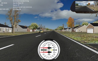residential driving simulation.