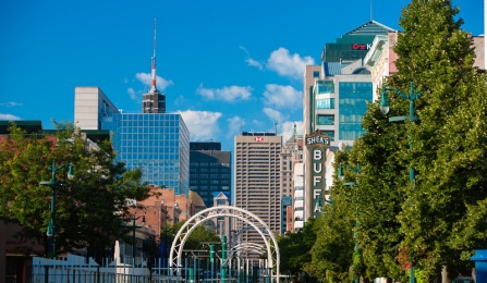 Downtown Buffalo.