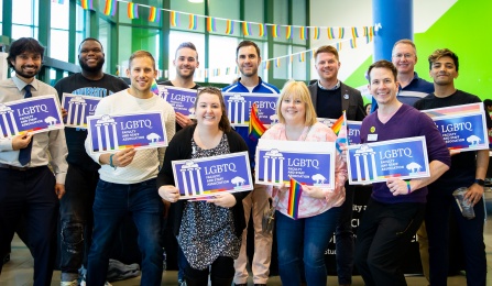 faculty and staff at UB Pride 2022.