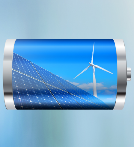 Battery storage system.