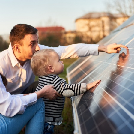 Royalty-free stock photo ID: 2027245400 EV Car or electric power car and solar cells for electricity generation,plug of power cable electric supply during charging at ev car.