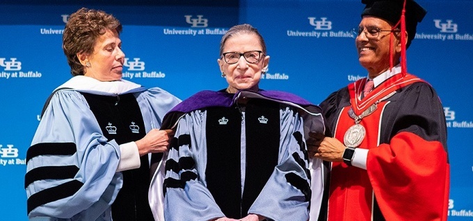 Ruth Bader Ginsburg SUNY Honorary Degree Conferral.