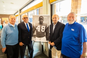 UB formally named the Willie R. Evans Quadrangle during a ceremony in September 2022 that was attended by Evans' family members, including his widow, Bobbie, and UB administrators. Evans was a star running back of the 1958 UB football team. Evans Quad is part of the Ellicott Complex on North Campus.