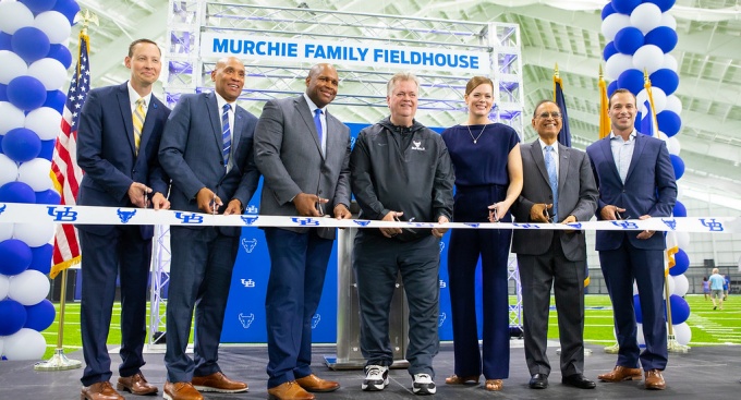 Murchie Family Fieldhouse Ribbon Cutting.