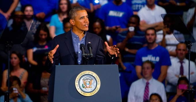 President Obama visit UB.