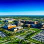 aerial photo of north campus. 