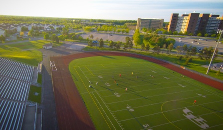 aerial picture of Walter Kunz Field.