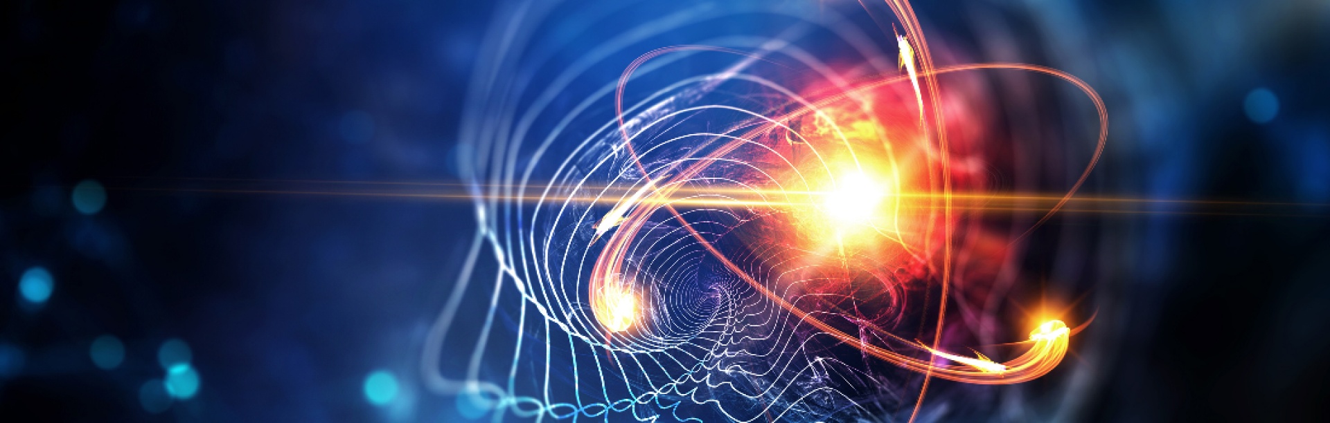 nanotechnology, molecule model concept.