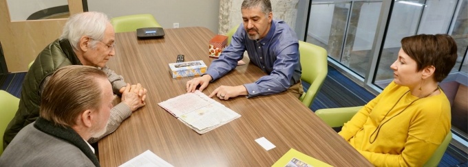 Rudy Bruner Award meeting in a conference room. 