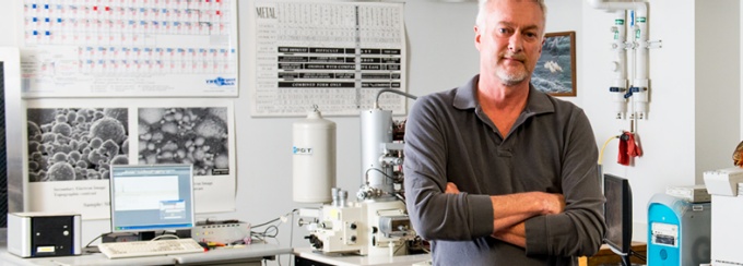 Peter Bush and the South Campus Instrument Center.