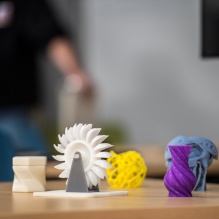 3D printing in the UB Digital Manufacturing Lab.