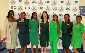 Alpha Kappa Alpha at an event.