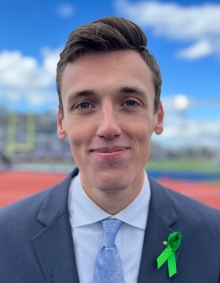 Trevor Prutsman, UB Marchng Band staff.