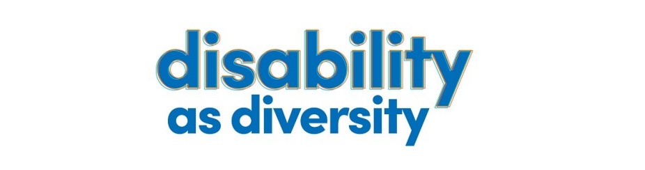 disability as diversity typed logo. 