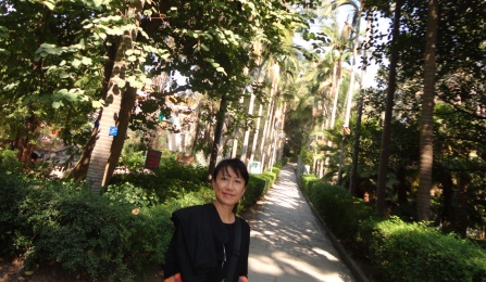Millie Chen, Professor in the Deptartment of Art and Associate Dean in the College of Arts and Sciences, at Gulangyu Island, which is off the coast of Xiamen in southern China.
