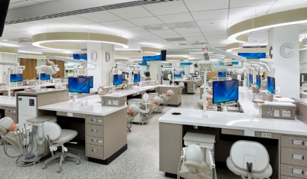 Photo of the dental clinic in Squire Hall. 