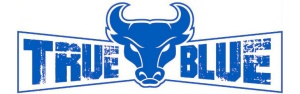 True Blue student club logo.