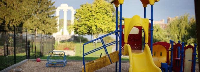 Photo - UBCCC north campus slide and playground.