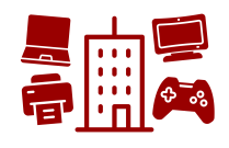 Icon depicts a residence hall.