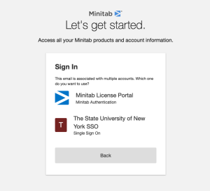 Minitab license portal - free trial. The State University of New York SSO - the correct login to access Minitab.