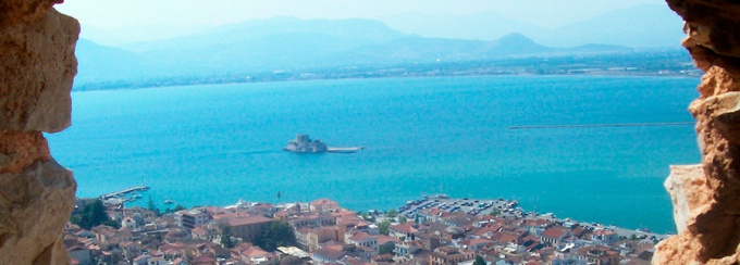 A view of the Aegean Sea.