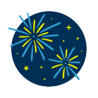 fireworks icon.